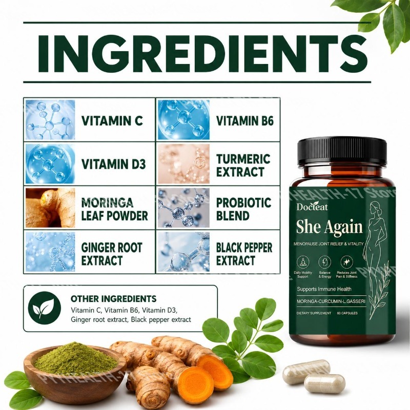 Docteat She Again Menopoz Ekle - Moringa Leaf Powder incelemesi ve fiyatı